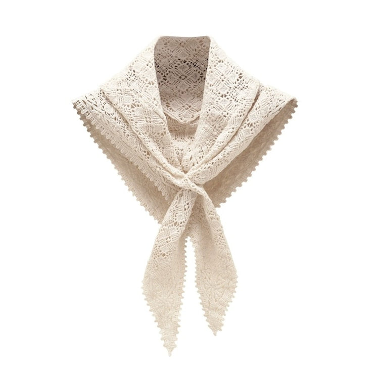 Lace Crochet Detachable Collar Small Shawl for Women
