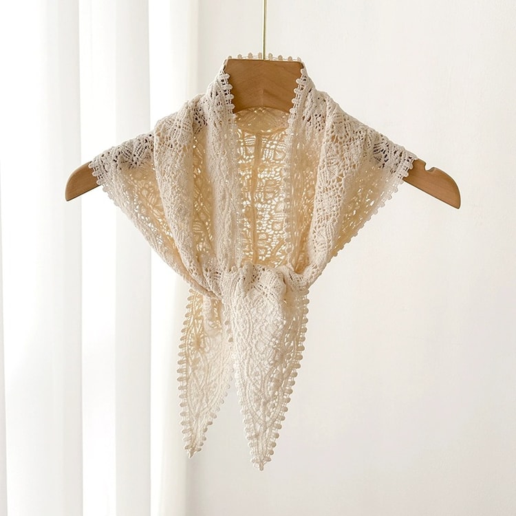 Lace Crochet Detachable Collar Small Shawl for Women