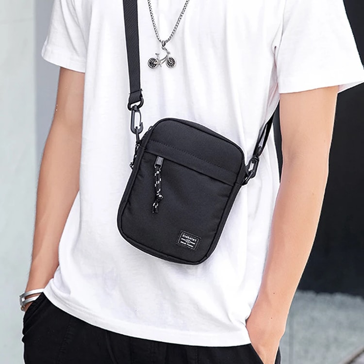Compact Oxford Cloth Crossbody Bag for Men and Women