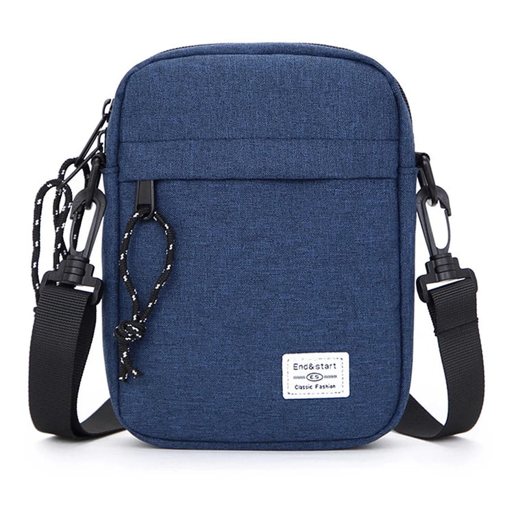 Compact Oxford Cloth Crossbody Bag for Men and Women