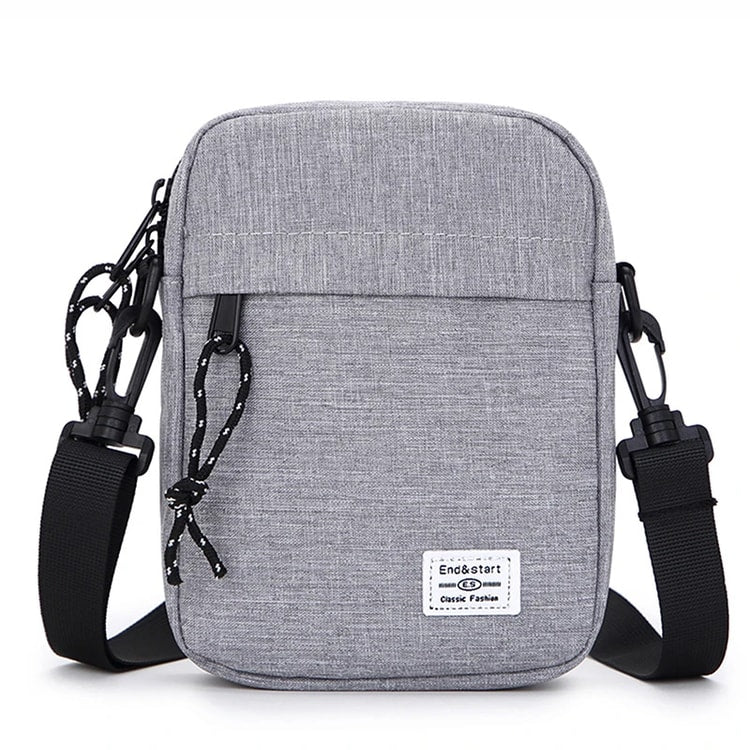Compact Oxford Cloth Crossbody Bag for Men and Women