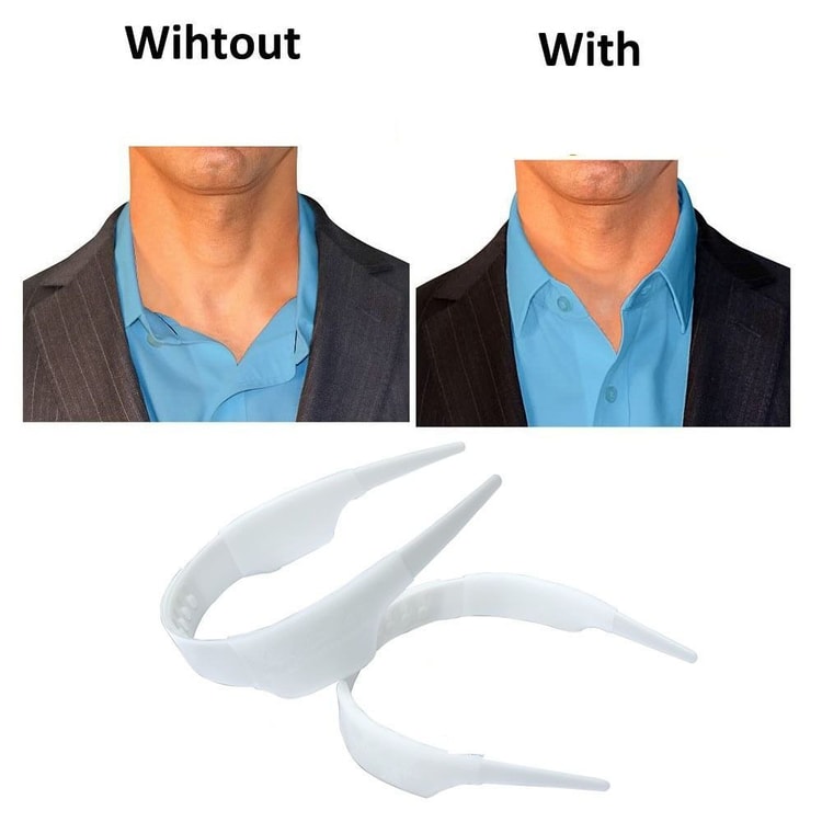 Collar Stays Bundle Kit, Adjustable Shirt Collar Support Shaper, Slick Collar Stay Clothes Accessory, Shirt Stand Collar