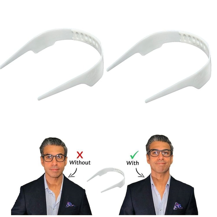 Collar Stays Bundle Kit, Adjustable Shirt Collar Support Shaper, Slick Collar Stay Clothes Accessory, Shirt Stand Collar