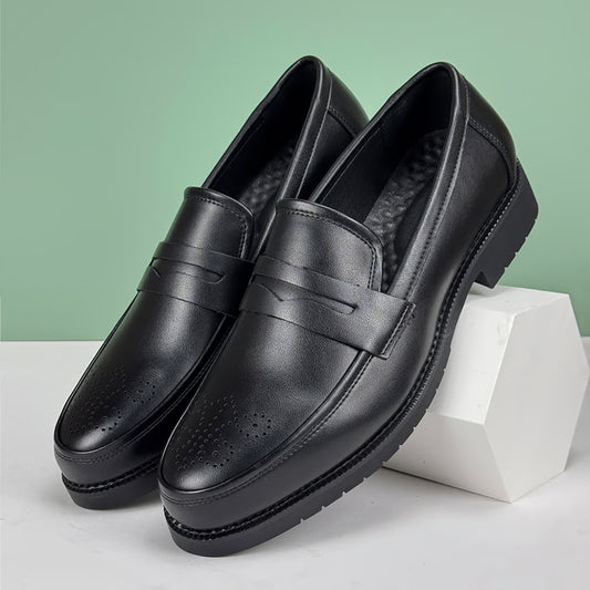 Casual Men Shoes Sneakers Trend, Breathable Leather Sneakers, Non-Slip Male Footwear, Comfortable Leisure Shoes for Men
