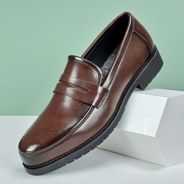 Casual Men Shoes Sneakers Trend, Breathable Leather Sneakers, Non-Slip Male Footwear, Comfortable Leisure Shoes for Men
