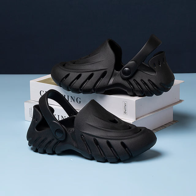 Mens Summer Shoes New Arrival, Non-Slip Slippers for Garden, Casual Beach Sandals, Chef Shoes, Nurse & Doctor Comfort