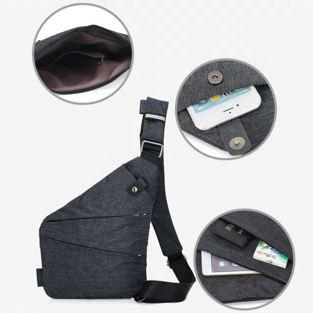 Unisex Crossbody Stretch Bag | Lightweight, Water-Resistant, Versatile Gift for Him & Her
