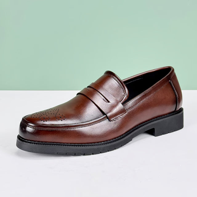 Casual Men Shoes Sneakers Trend, Breathable Leather Sneakers, Non-Slip Male Footwear, Comfortable Leisure Shoes for Men