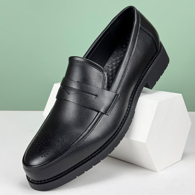 Casual Men Shoes Sneakers Trend, Breathable Leather Sneakers, Non-Slip Male Footwear, Comfortable Leisure Shoes for Men